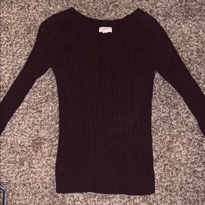 Loft Burgundy Sweater